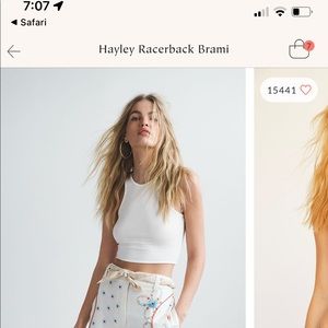 Hayley Racerback Brami Free People